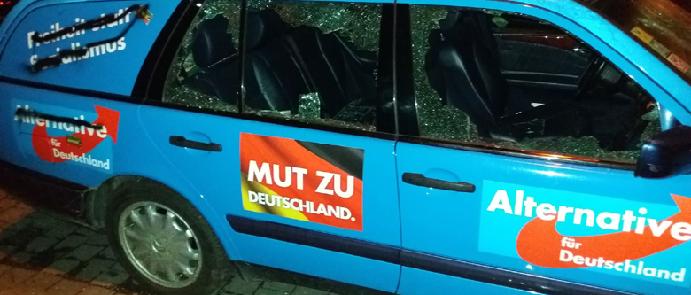 Terror gegen AfD-Parteitagsteilnehmer in Hannover