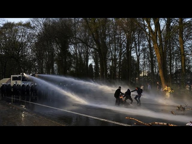 1.500 bei Illegaler Fete im Park: Polizisten in Brüssel verletzt