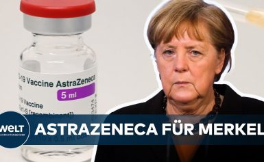 CORONA: Kanzlerin Angela Merkel lässt sich am Freitag mit AstraZeneca impfen I WELT News