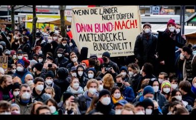 Demonstration gegen Urteil des BVerfG zum Mietendeckel