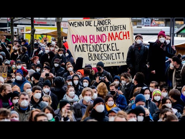 Demonstration gegen Urteil des BVerfG zum Mietendeckel