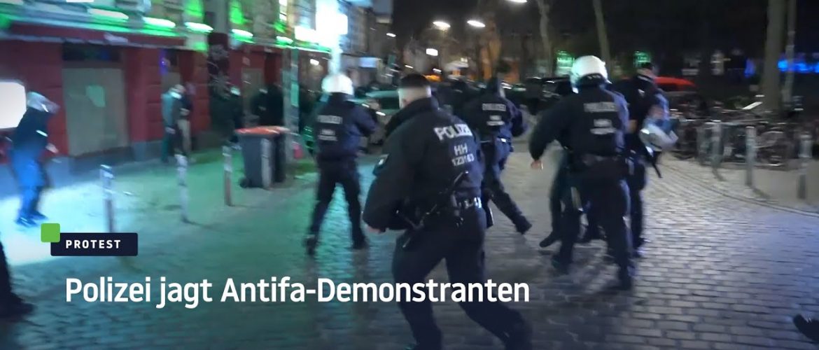 Hamburg: Polizei jagt Antifa-Demonstranten