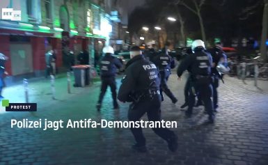 Hamburg: Polizei jagt Antifa-Demonstranten