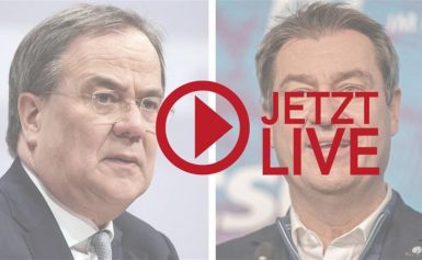 Kanzlerkandidatur: Pressekonferenz von CDU und CSU