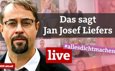 Nach heftiger Kritik: Jan Josef Liefers äußert sich zu #allesdichtmachen | WDR Aktuelle Stunde