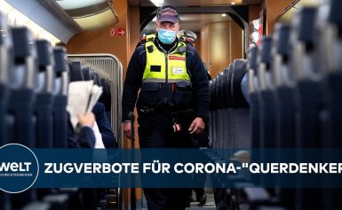 ZUGVERBOTE FÜR CORONA-„QUERDENKER“! Maskenverweigerer – Die Deutsche Bahn greift durch I WELT News