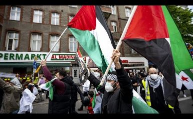 Ausschreitungen bei pro-palästinensischer Demonstration in Berlin