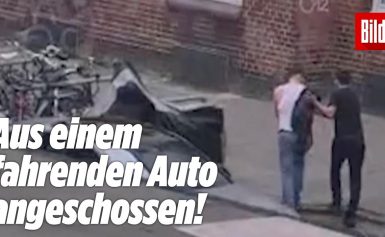 Dieser Mann wurde gerade angeschossen (heftiges Video aus Hamburg)