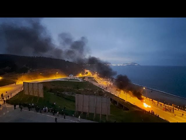 Krawalle auf marokkanischer Seite der Grenze zu Ceuta