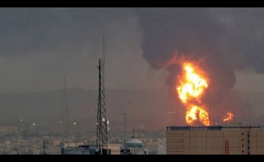 Großbrand in Ölraffinerie nahe Teheran