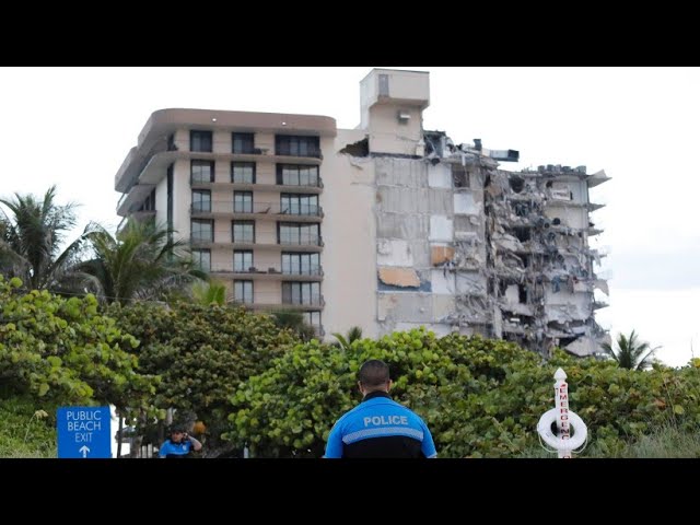 Hochhaus in Miami stürzt ein
