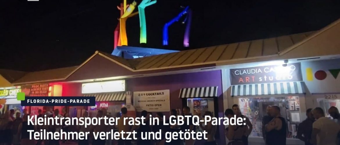 Kleintransporter rast in LGBTQ-Parade: Teilnehmer verletzt und getötet