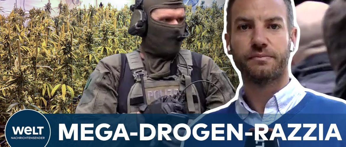 Mega-CANNABIS-Plantage in Essen ausgehoben: Weltweite RAZZIA gegen DROGENSZENE