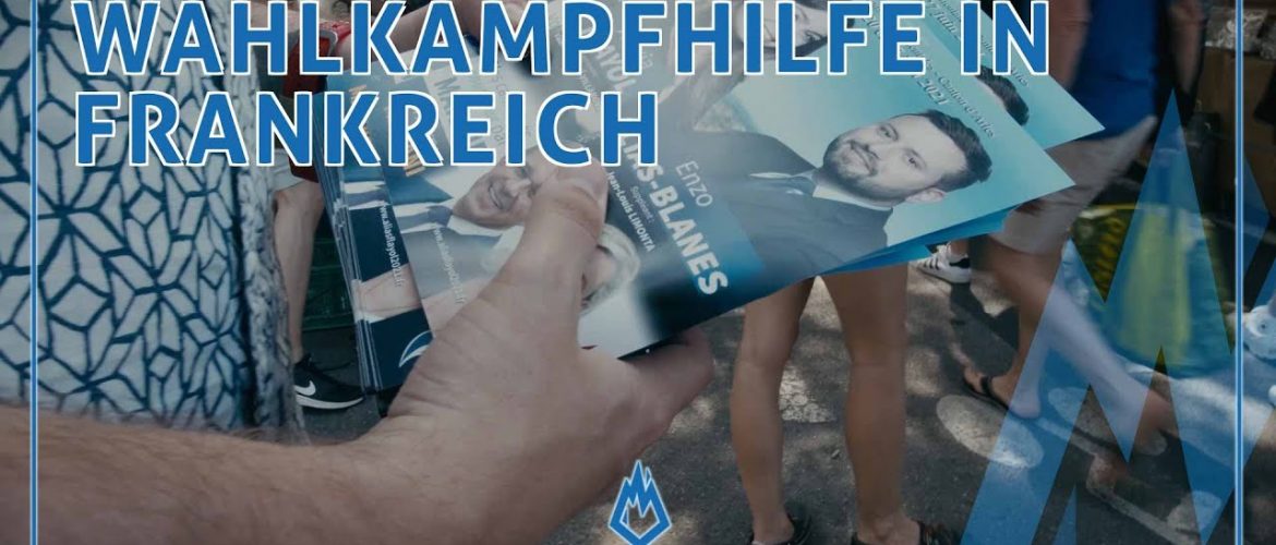 Wahlkampfunterstützung in Arles, Frankreich 🇩🇪💙🇫🇷