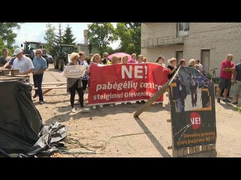 Proteste gegen Migranten in Litauen