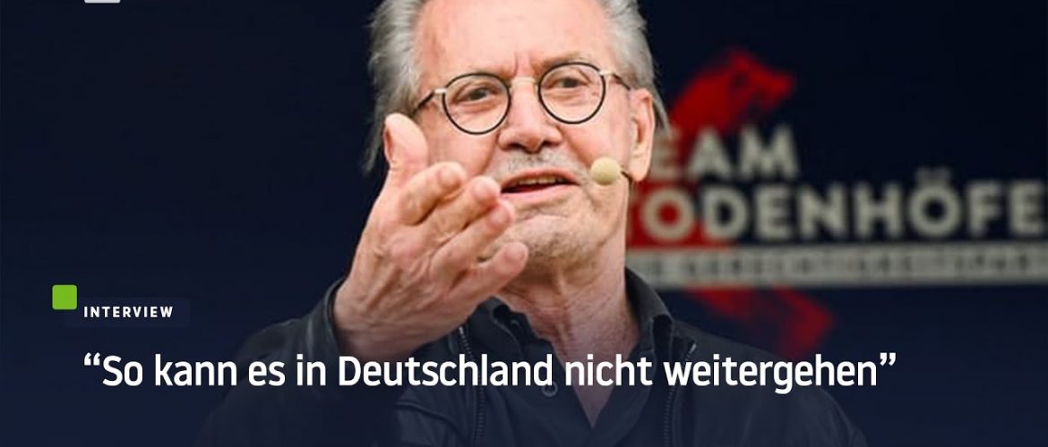 Jürgen Todenhöfer über die Versprechen und Ziele seiner Partei “Team Todenhöfer“