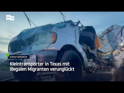 Texas: Kleintransporter mit illegalen Migranten verunglückt