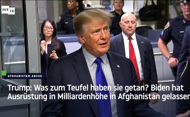 Trump: Was zum Teufel haben sie getan? Biden hat US-Militär in Milliardenhöhe zurückgelassen