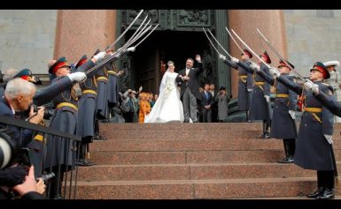 St. Petersburg: Erste royale Hochzeit in Russland seit über einem Jahrhundert