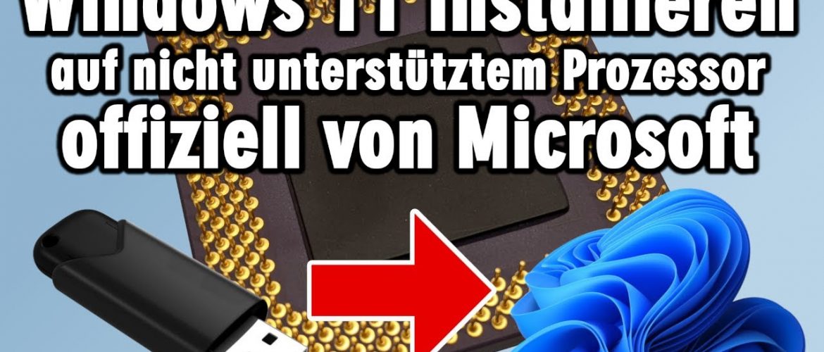 Windows 11 trotzdem installieren Prozessor wird nicht unterstützt – Registry Schlüssel Trick