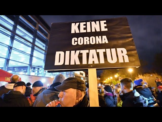 Corona-Proteste in den Niederlanden und Deutschland