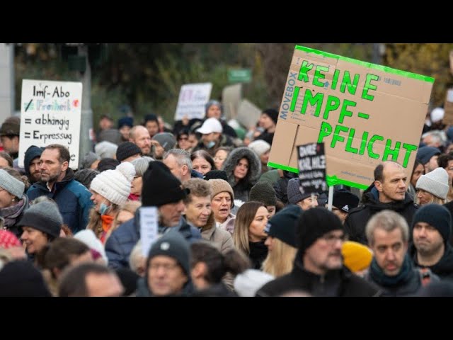 Frankfurt am Main: Anti-Impfpflicht-Demo durch Polizei aufgelöst