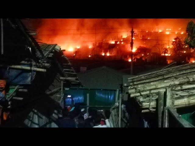 Bangladesch: Großbrand in Flüchtlingscamp