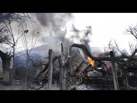 Angriffe auf die Ukraine – Explosionen im ganzen Land