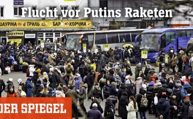 Flucht vor Putins Raketen: »Der Krieg hat begonnen« | DER SPIEGEL