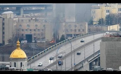 Sirenengeheul in Kiew: Viele Menschen fliehen aus der Stadt