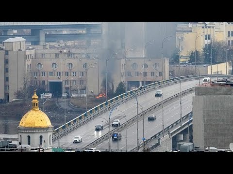 Sirenengeheul in Kiew: Viele Menschen fliehen aus der Stadt