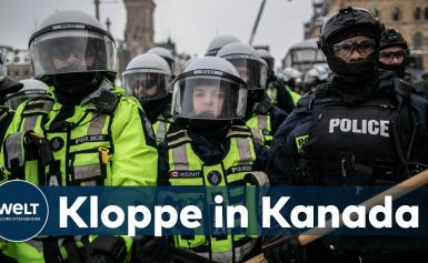 TRUCK STOP: Polizei räumt radikal die Corona-Proteste in Kanada ab