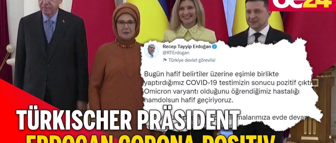 Türkischer Präsident Erdogan und Ehefrau Corona-Positiv