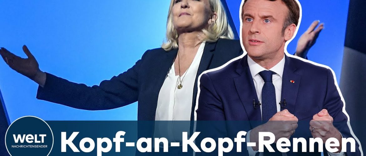 MACRON UNTER DRUCK: Rechtspopulistin Le Pen holt bei Wahl-Umfragen gewaltig auf | WELT Thema