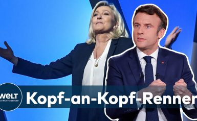MACRON UNTER DRUCK: Rechtspopulistin Le Pen holt bei Wahl-Umfragen gewaltig auf | WELT Thema