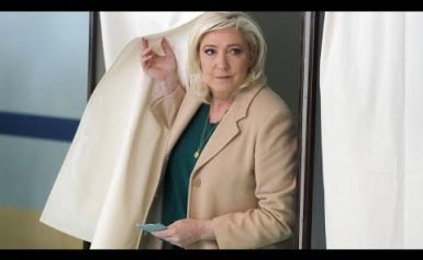 VIDEO: Marine Le Pen (53) am Wahlsonntag in Frankreich, sie will es noch mal wissen