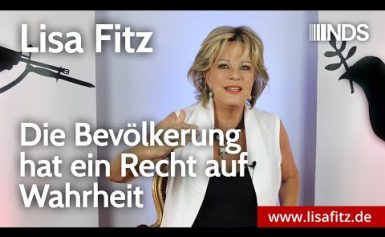 Lisa Fitz Die Bevölkerung hat ein Recht auf Wahrheit | NDS