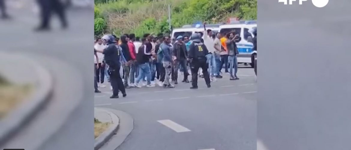 Gießen, Eritrea und 28 verletzte Polizisten