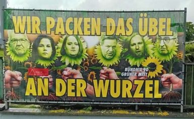 Plakatstreit in Hessen