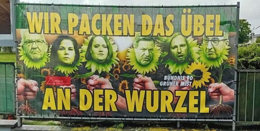 Plakatstreit in Hessen