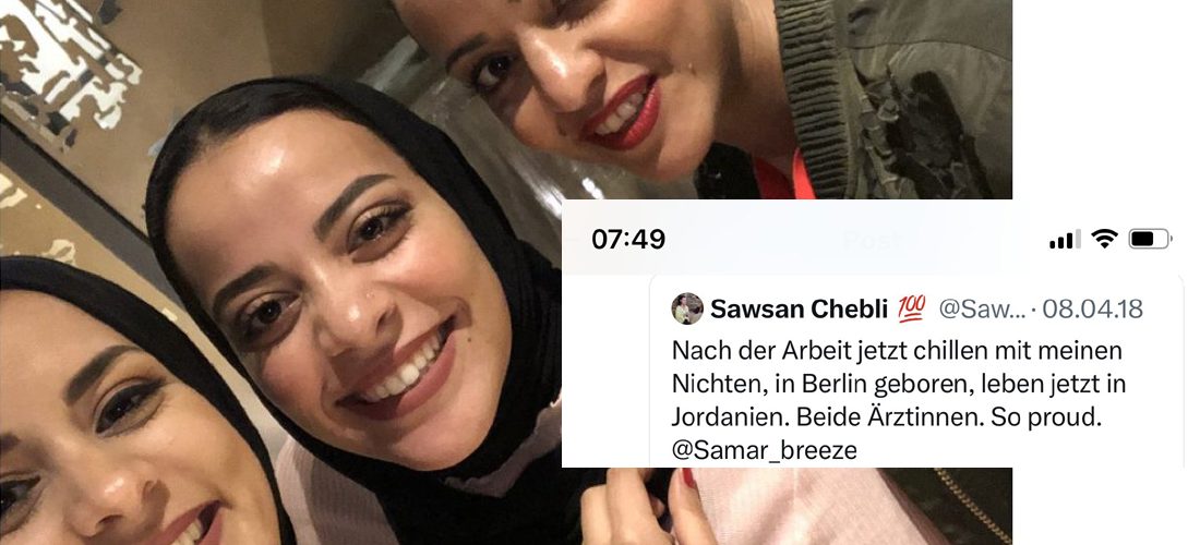 Nichte von Sawsan Chebli hetzt deutsche Muslime auf