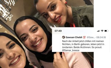 Nichte von Sawsan Chebli hetzt deutsche Muslime auf