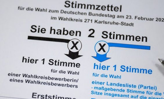 CDU/CSU 28,5 % | AfD 20,8 % | SPD 16,4 % | Grüne 11,6 % | Linke 8,8 % | FDP 4,3 % | BSW 4,97 % | Sonstige 4,4 %