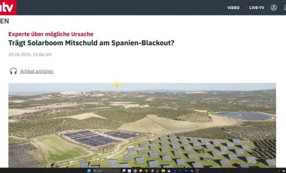 Die Bedeutung des Solarstroms für den Blackout in Spanien