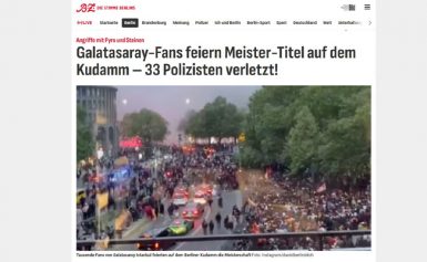 33 verletzte Polizisten bei Fußball-Feier