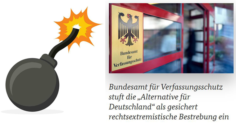 AfD als „gesichert rechtsextremistisch“ eingestuft