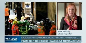 Messerangriff auf Zugreisende nahe London: Zwei Verdächtige festgenommen