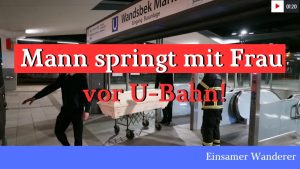 Mann packt Frau und wirft sich mit ihr vor U-Bahn! Beide tot!