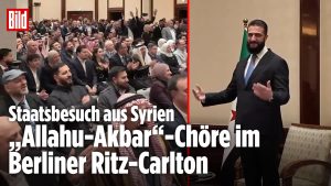 „Allahu-Akbar“-Empfang für syrischen Präsidenten in Berlin
