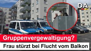 Berlin Marzahn-Hellersdorf: Frau stürzt bei Flucht aus Wohnung vom Balkon
